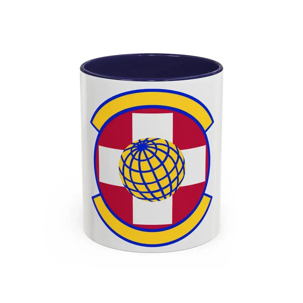 49 Healthcare Operations Squadron AETC (U.S. Air Force) Accent Coffee Mug 11oz Navy - Go Mug Yourself