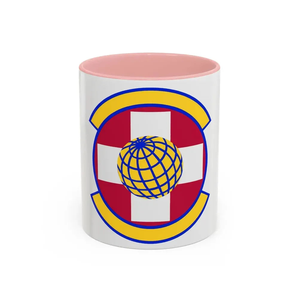 49 Healthcare Operations Squadron AETC (U.S. Air Force) Accent Coffee Mug 11oz Pink - Go Mug Yourself