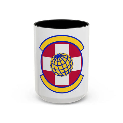 49 Healthcare Operations Squadron AETC (U.S. Air Force) Accent Coffee Mug 15oz Black - Go Mug Yourself