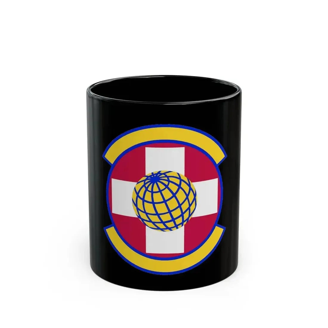 49 Healthcare Operations Squadron AETC (U.S. Air Force) Black Coffee Mug 11oz - Go Mug Yourself