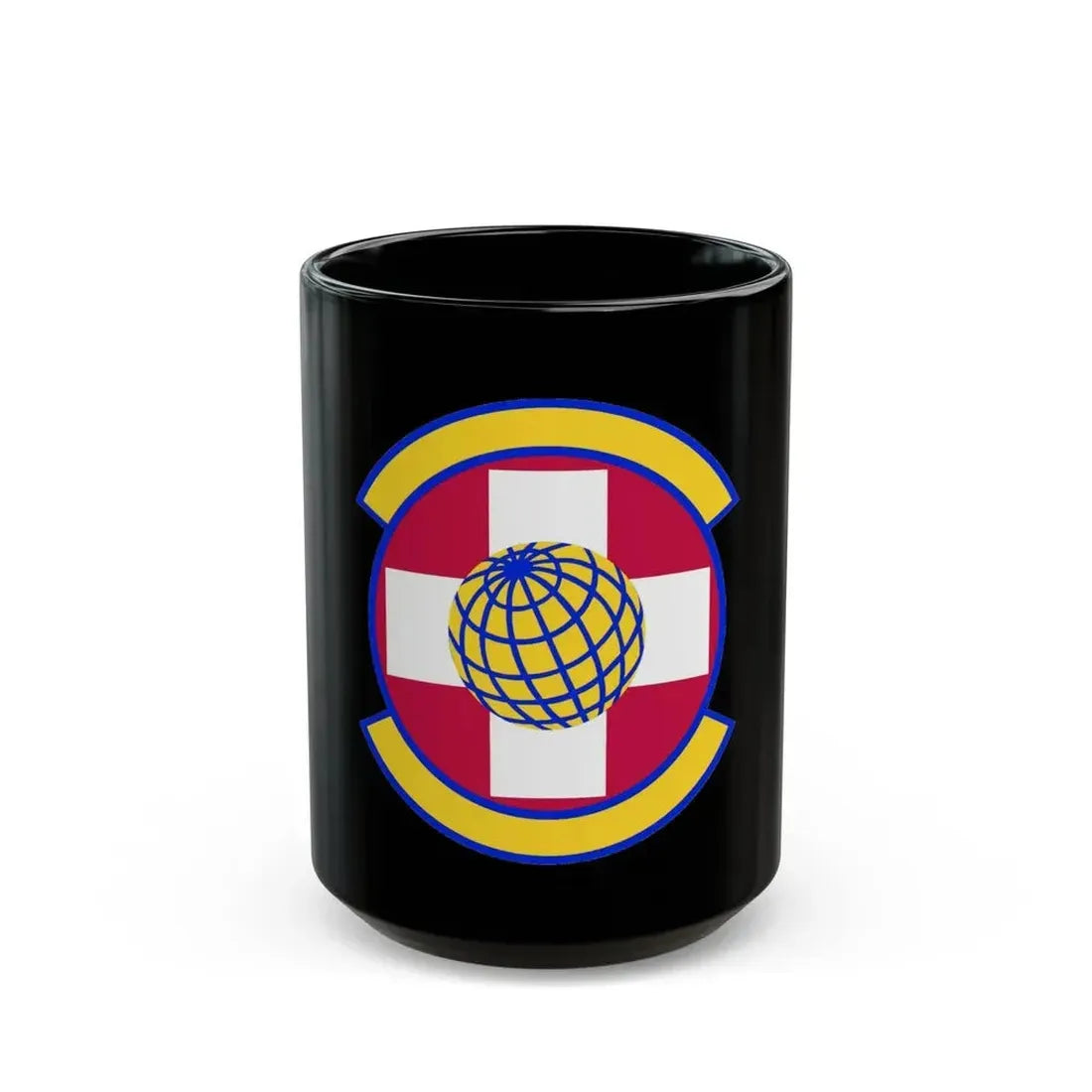 49 Healthcare Operations Squadron AETC (U.S. Air Force) Black Coffee Mug 15oz - Go Mug Yourself