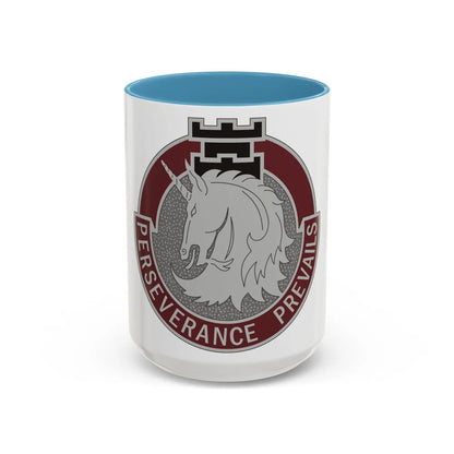 49 Medical Battalion (U.S. Army) Accent Coffee Mug-15oz-Light Blue-Go Mug Yourself