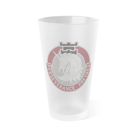 49 Medical Battalion (U.S. Army) Frosted Pint Glass 16oz-Go Mug Yourself