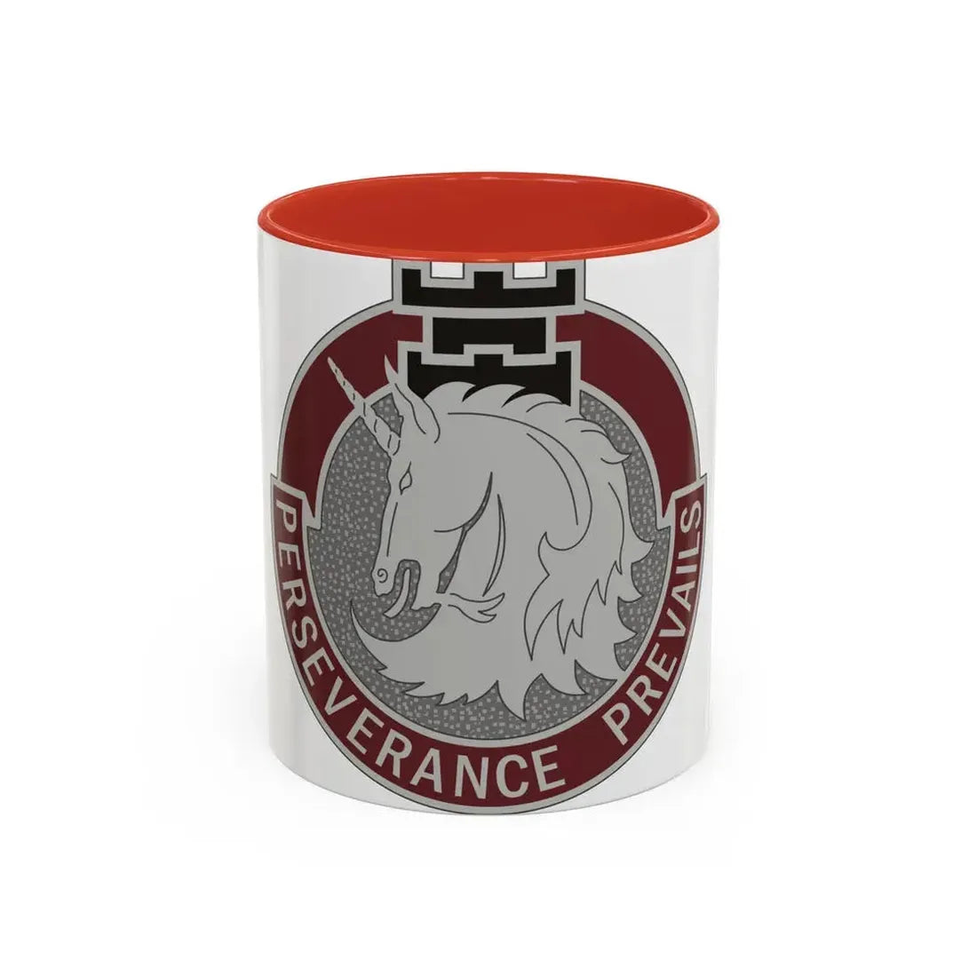 49 Medical Battalion (U.S. Army) Accent Coffee Mug 11oz Red - Go Mug Yourself