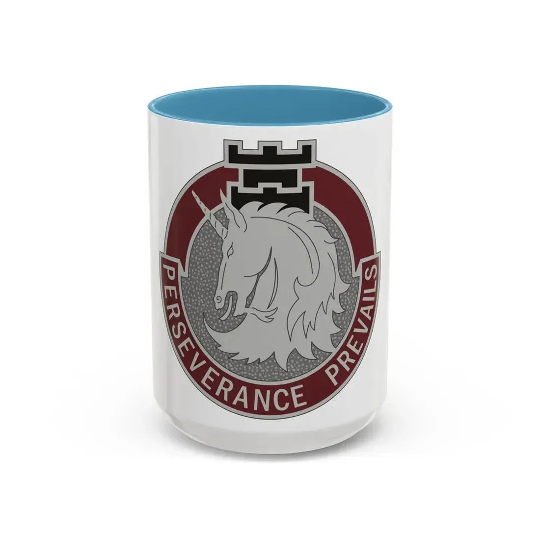 49 Medical Battalion (U.S. Army) Accent Coffee Mug 15oz Light Blue - Go Mug Yourself