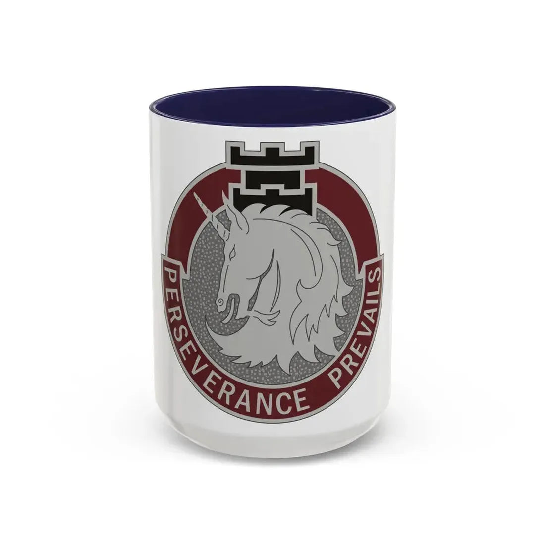 49 Medical Battalion (U.S. Army) Accent Coffee Mug 15oz Navy - Go Mug Yourself