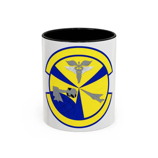 49 Operational Medical Readiness Squadron AETC (U.S. Air Force) Accent Coffee Mug 11oz Black - Go Mug Yourself