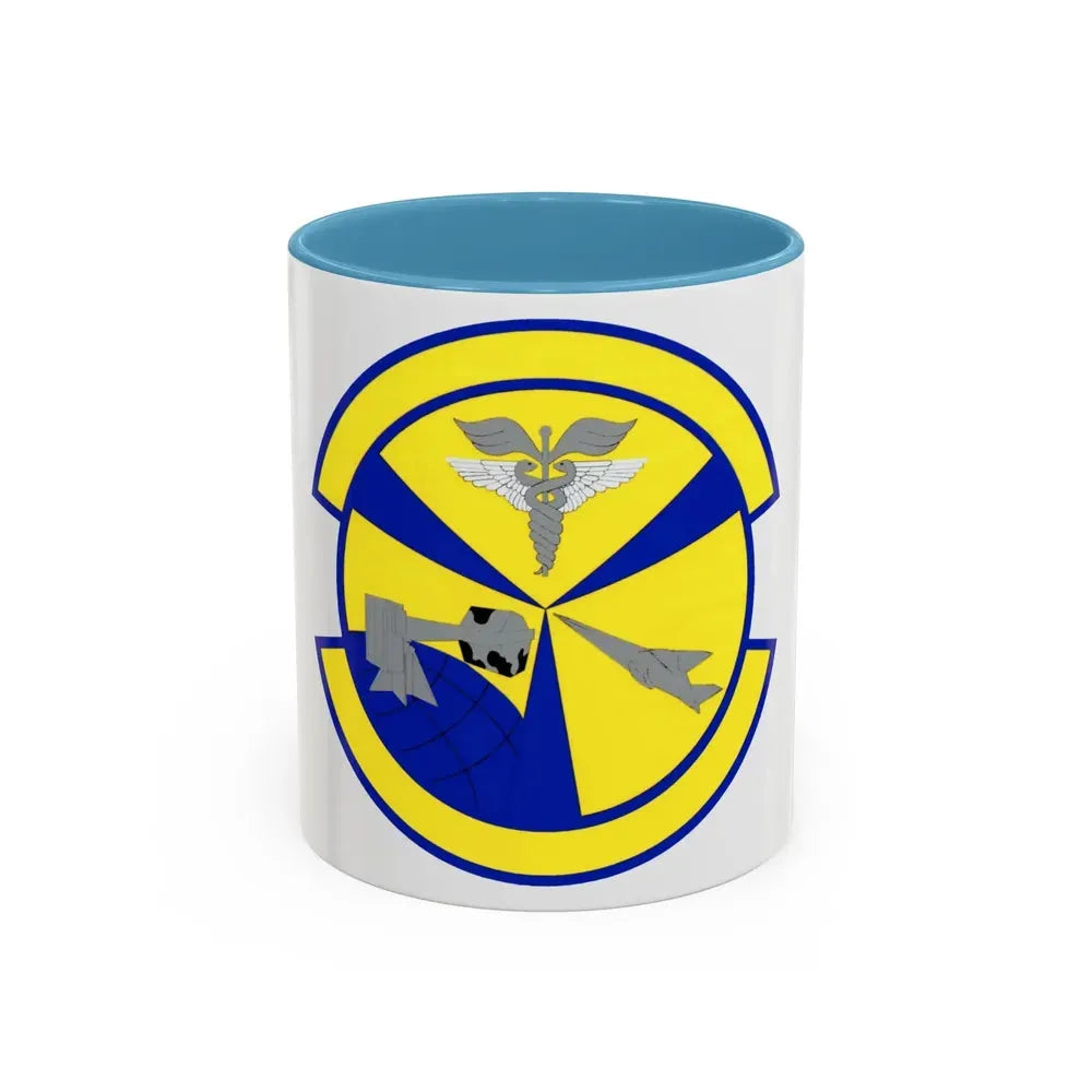 49 Operational Medical Readiness Squadron AETC (U.S. Air Force) Accent Coffee Mug 11oz Light Blue - Go Mug Yourself
