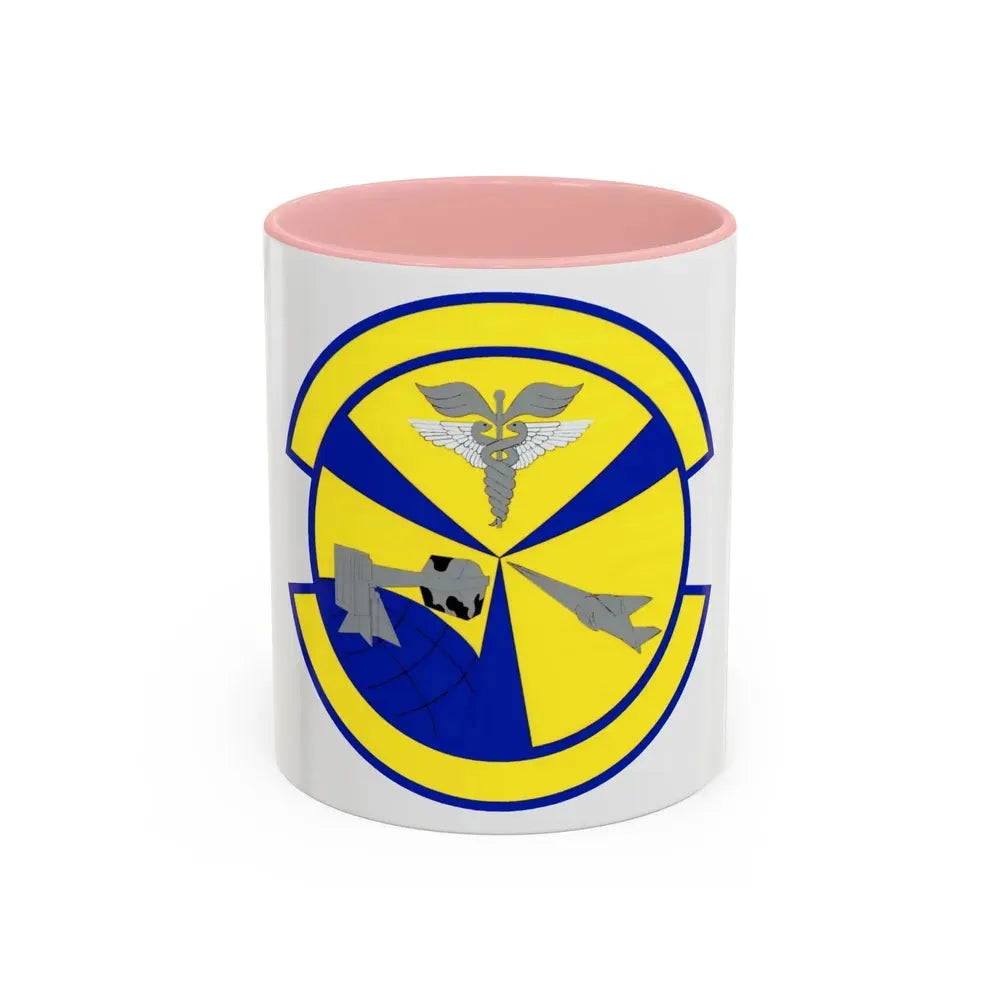 49 Operational Medical Readiness Squadron AETC (U.S. Air Force) Accent Coffee Mug 11oz Pink - Go Mug Yourself