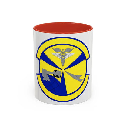 49 Operational Medical Readiness Squadron AETC (U.S. Air Force) Accent Coffee Mug 11oz Red - Go Mug Yourself