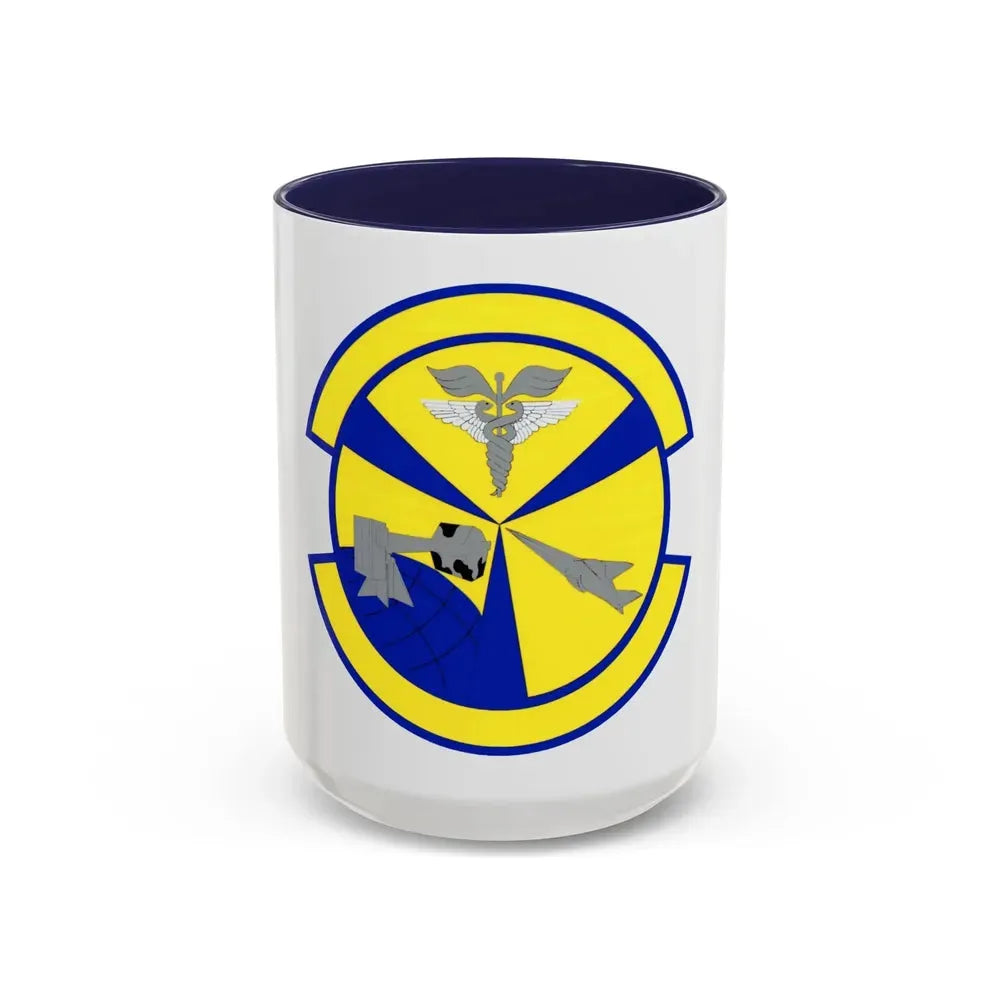 49 Operational Medical Readiness Squadron AETC (U.S. Air Force) Accent Coffee Mug 15oz Navy - Go Mug Yourself