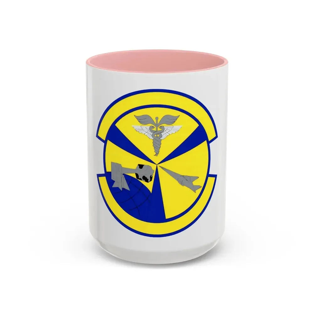 49 Operational Medical Readiness Squadron AETC (U.S. Air Force) Accent Coffee Mug 15oz Pink - Go Mug Yourself