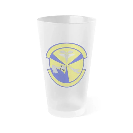49 Operational Medical Readiness Squadron AETC (U.S. Air Force) Frosted Pint Glass 16oz 16oz Frosted - Go Mug Yourself