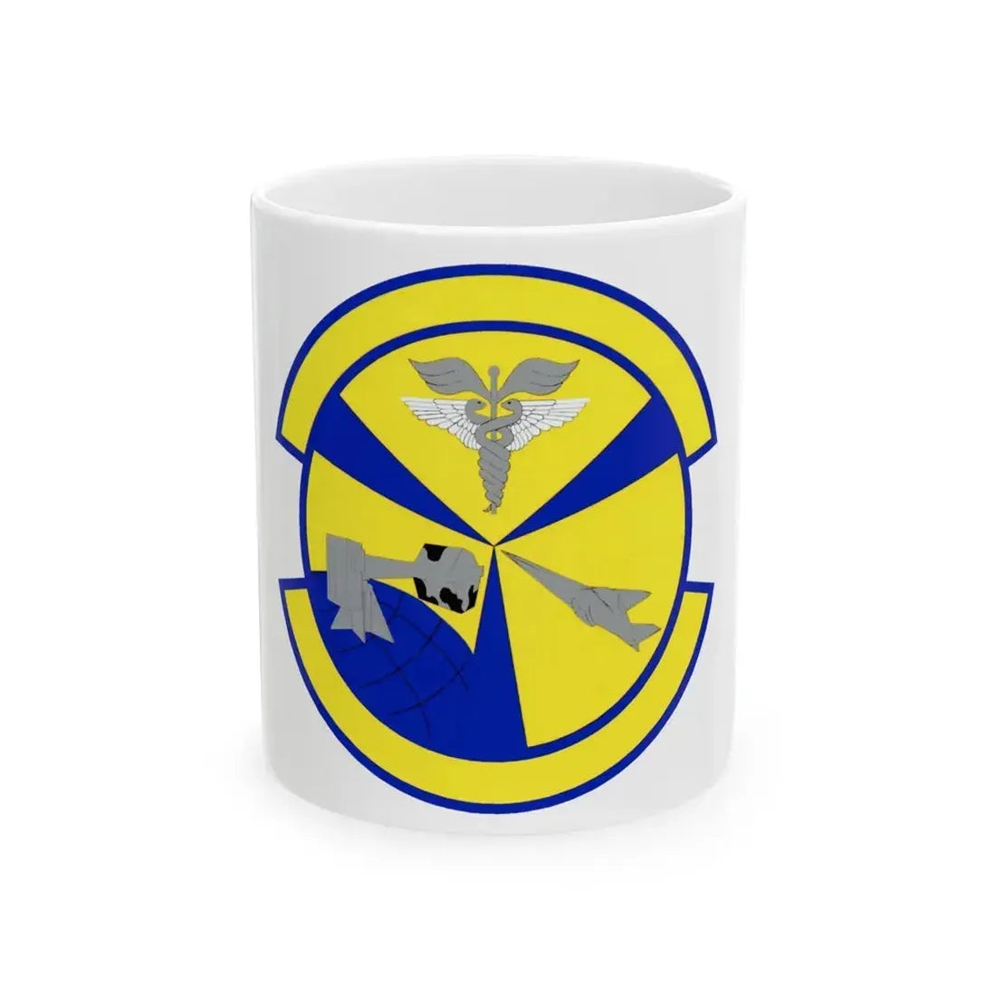 49 Operational Medical Readiness Squadron AETC (U.S. Air Force) White Coffee Mug 11oz - Go Mug Yourself