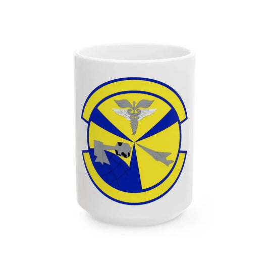 49 Operational Medical Readiness Squadron AETC (U.S. Air Force) White Coffee Mug 15oz - Go Mug Yourself