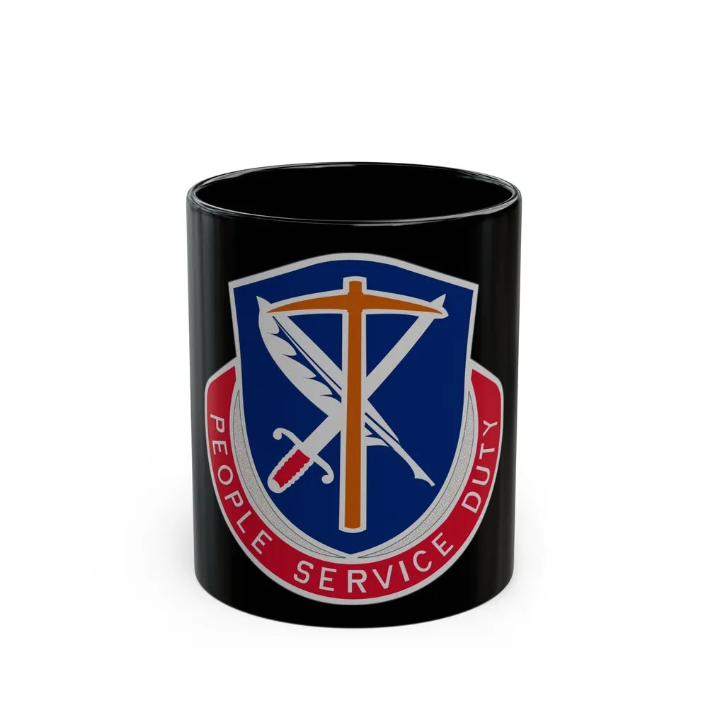 49 Personnel Services Battalion (U.S. Army) Black Coffee Mug-11oz-Go Mug Yourself