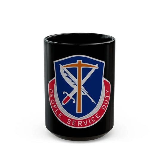 49 Personnel Services Battalion (U.S. Army) Black Coffee Mug-15oz-Go Mug Yourself