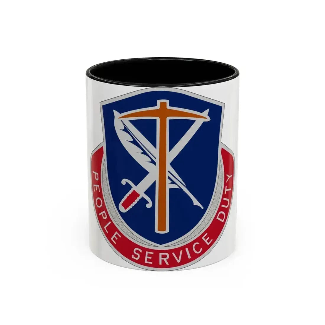49 Personnel Services Battalion (U.S. Army) Accent Coffee Mug 11oz Black - Go Mug Yourself