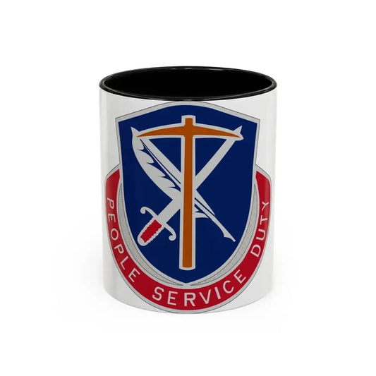 49 Personnel Services Battalion (U.S. Army) Accent Coffee Mug 11oz Black - Go Mug Yourself