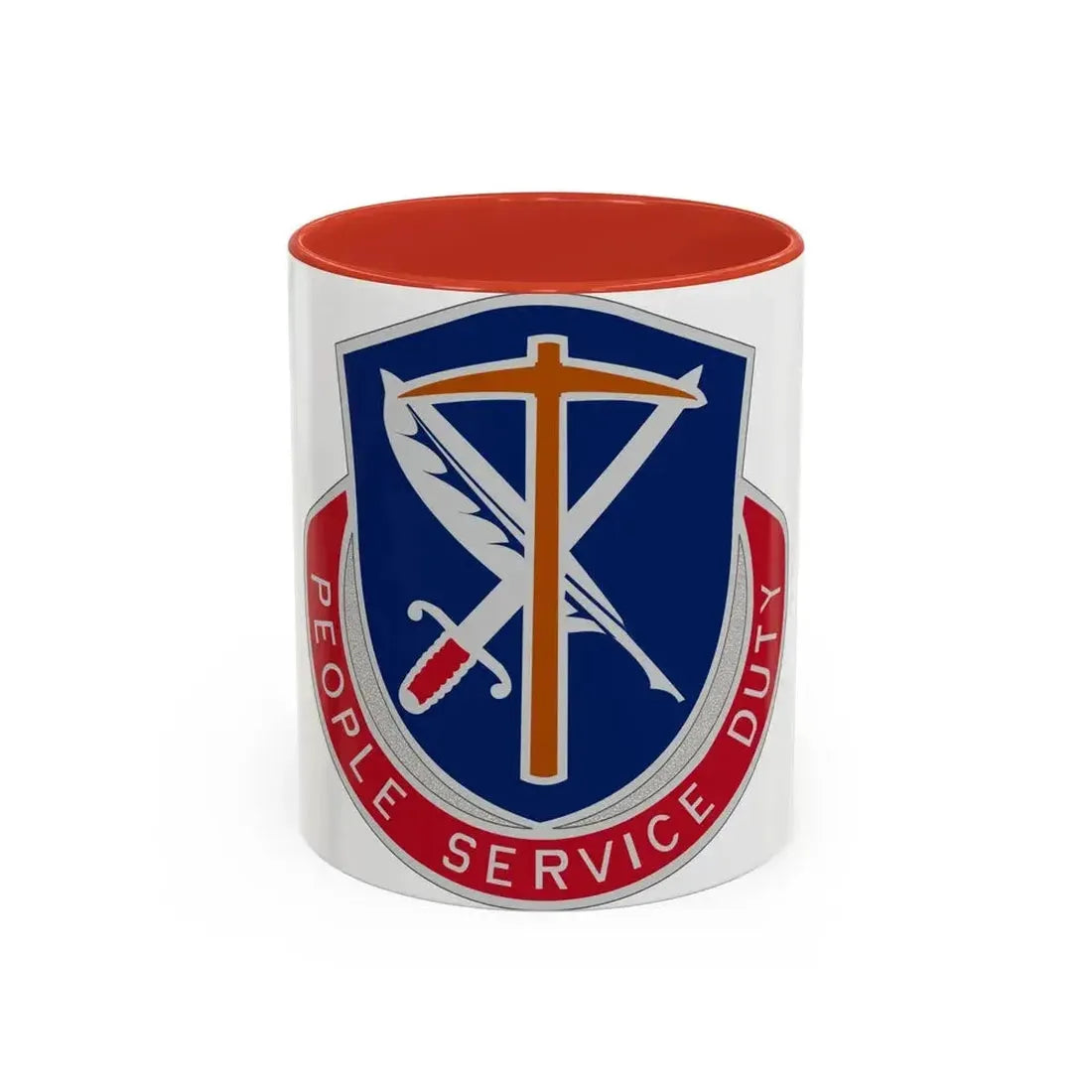 49 Personnel Services Battalion (U.S. Army) Accent Coffee Mug 11oz Red - Go Mug Yourself