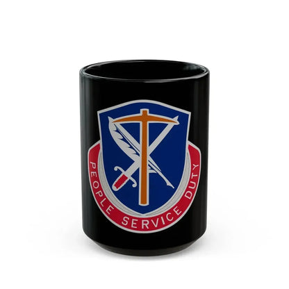 49 Personnel Services Battalion (U.S. Army) Black Coffee Mug - Go Mug Yourself