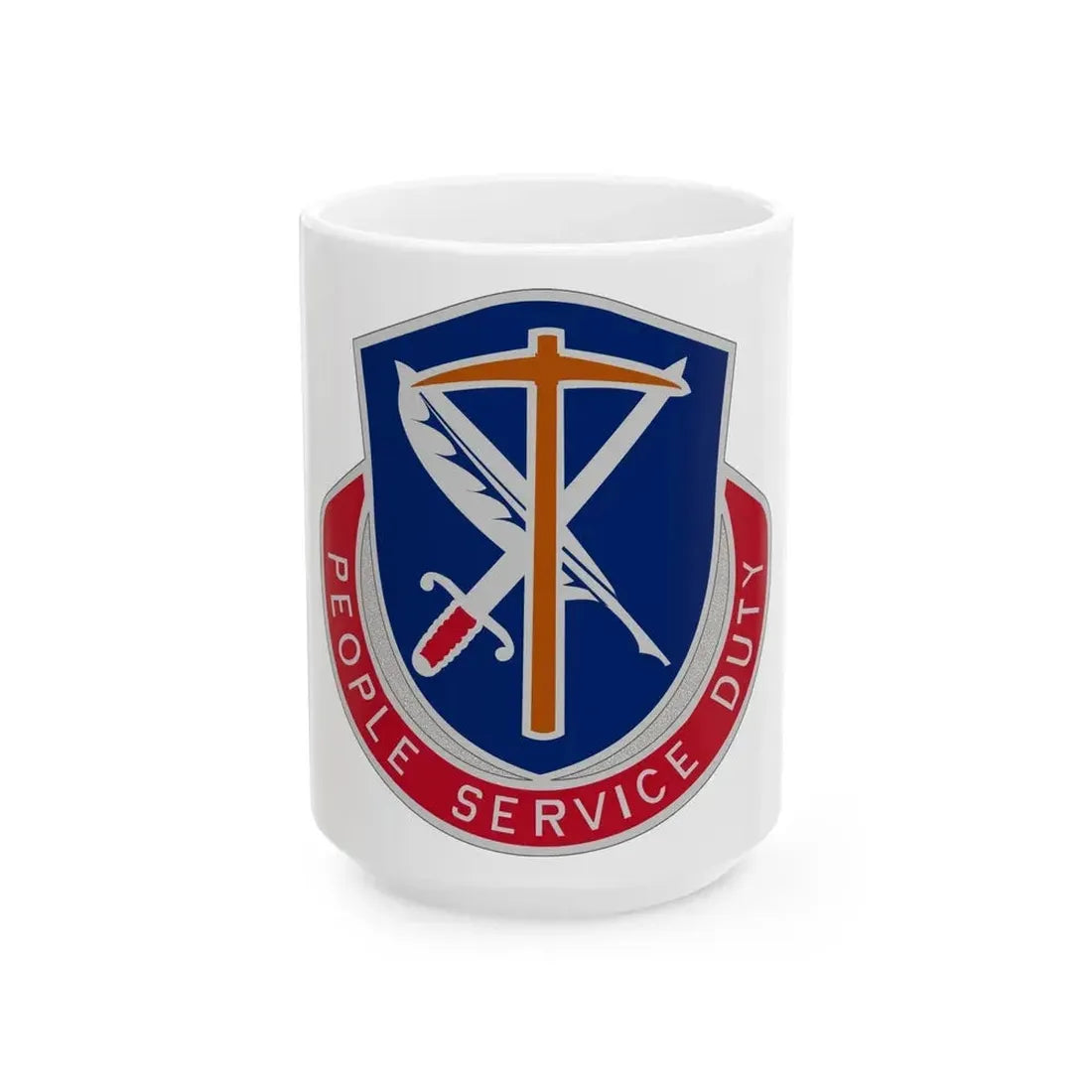 49 Personnel Services Battalion (U.S. Army) White Coffee Mug 15oz - Go Mug Yourself