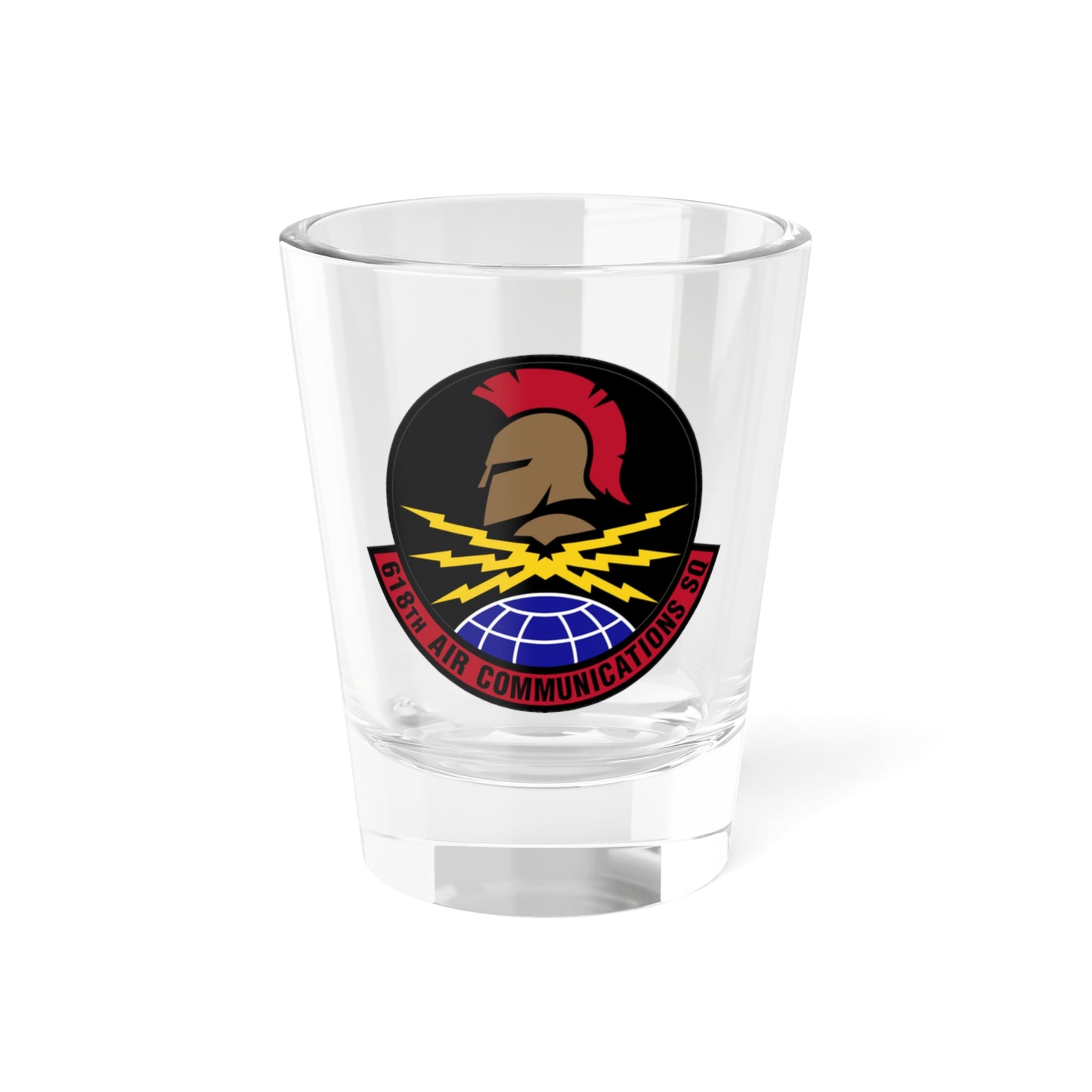 618 Air Communications Squadron AMC (U.S. Air Force) Shot Glass 1.5oz