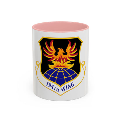 194th Wing (U.S. Air Force) Accent Coffee Mug