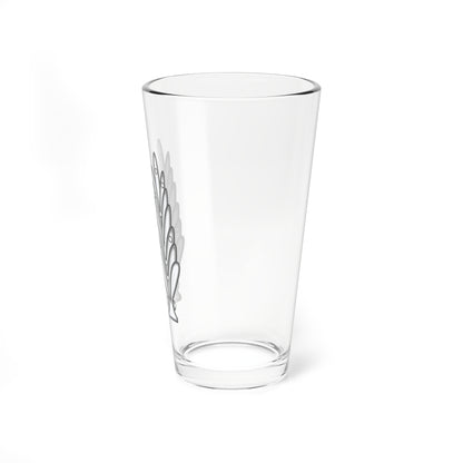 Dominican Republics Military First Lieutenant and Lieutenant Junior Grade Rank Insignia (Military Rank) Pint Glass 16oz