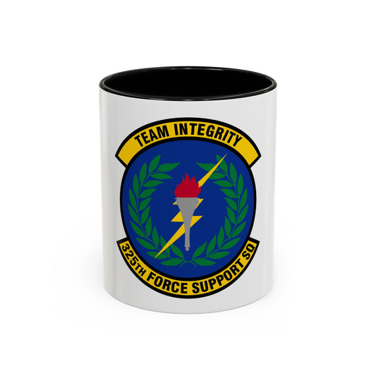 325 Force Support Squadron AETC (U.S. Air Force) Accent Coffee Mug