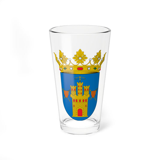 Escudo de Castejón de las Armas (Spain) (Coat of Arms) Pint Glass 16oz