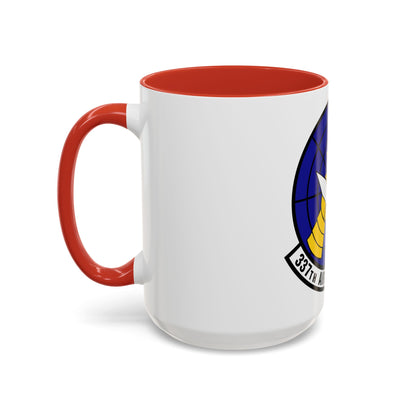 337 Air Control Squadron AETC (U.S. Air Force) Accent Coffee Mug