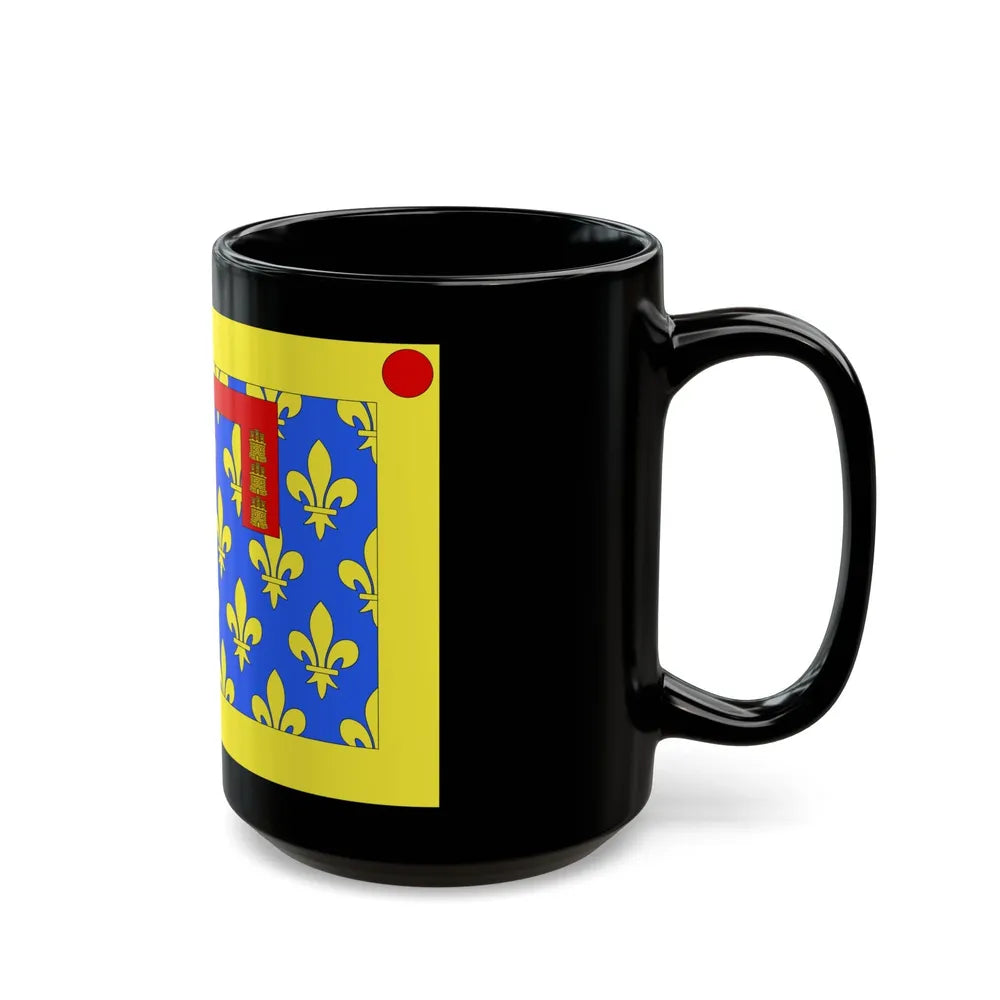 Flag of Pas de Calais France 2 - Black Coffee Mug-Go Mug Yourself