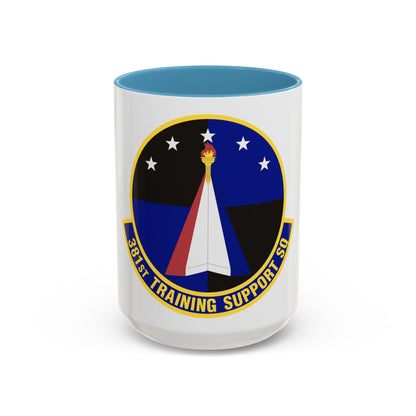 381st Training Support Squadron (U.S. Air Force) Accent Coffee Mug