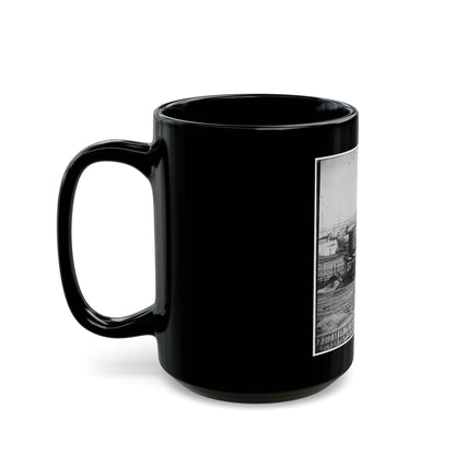 City Point, Va. Another Locomotive At The Same Point (U.S. Civil War) Black Coffee Mug