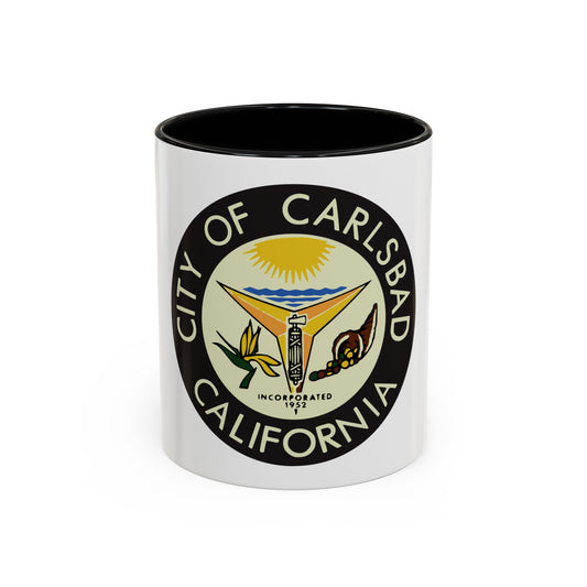 Seal of Carlsbad California - Accent Coffee Mug