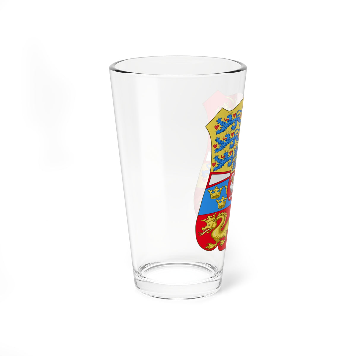 Royal Arms of Norway  Denmark 1559-1699 (Denmark) (Coat of Arms) Pint Glass 16oz