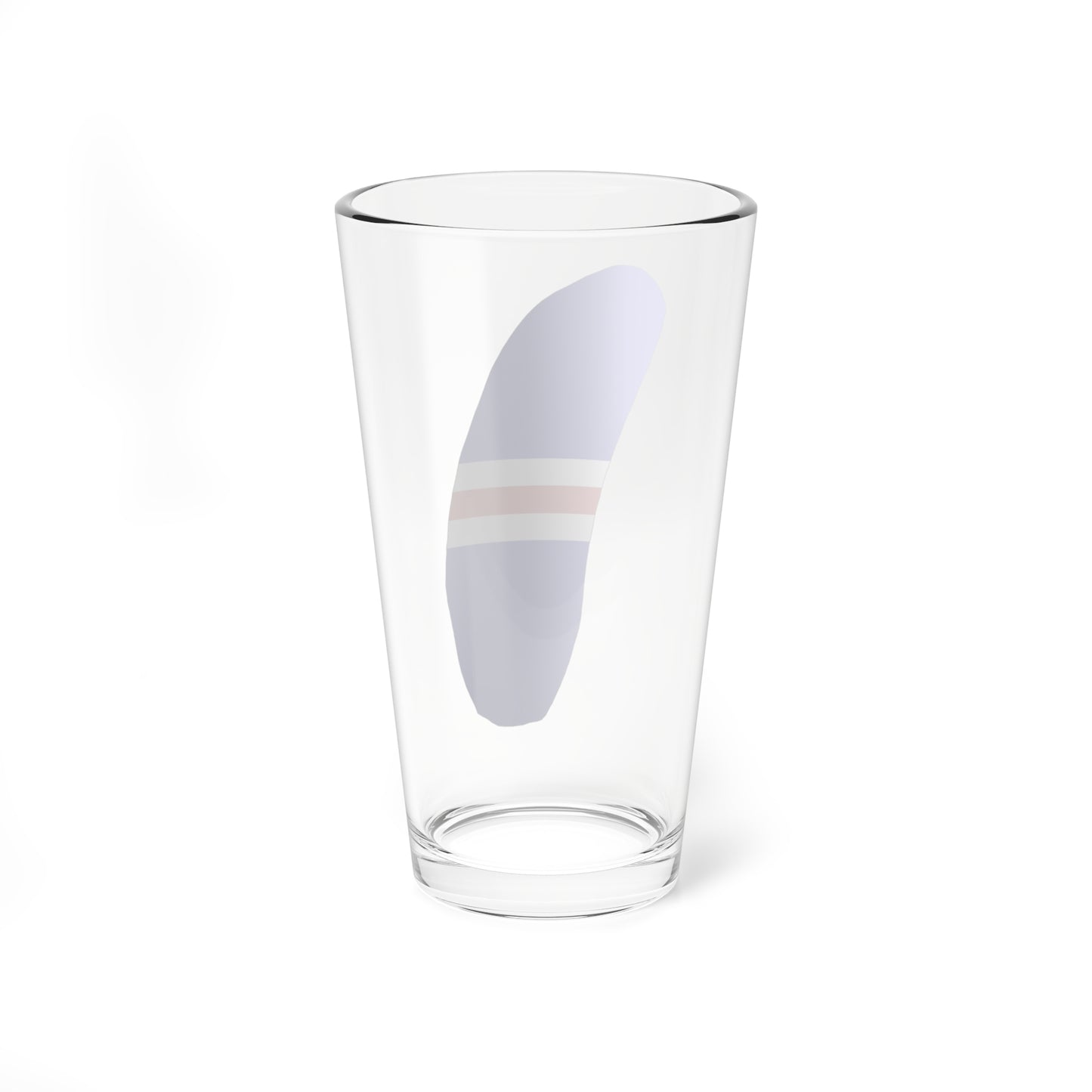 Howland Island flag map local (United States) Pint Glass 16oz