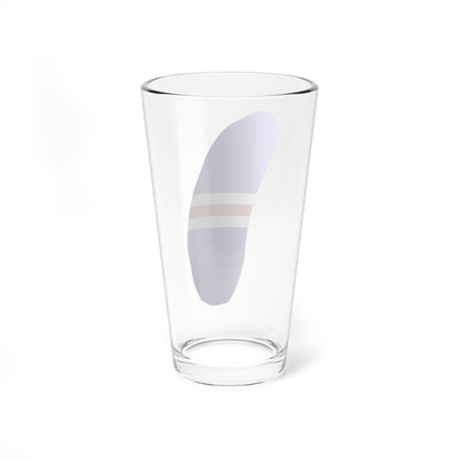 Howland Island flag map local (United States) Pint Glass 16oz
