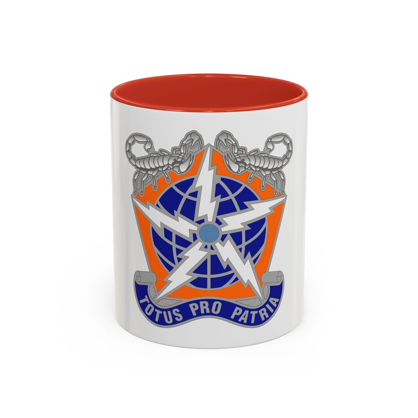 505 Signal Brigade 3 (U.S. Army) Accent Coffee Mug