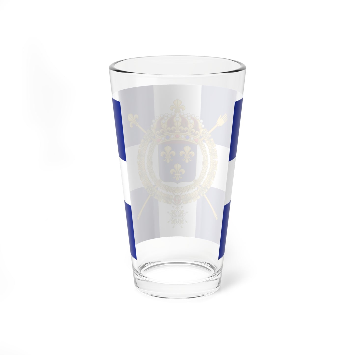 Naval Flag of the Kingdom of France Civil Ensign (France) Pint Glass 16oz