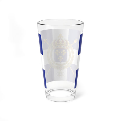 Naval Flag of the Kingdom of France Civil Ensign (France) Pint Glass 16oz