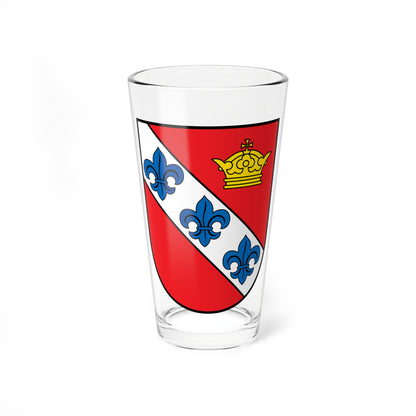 DEU Aufhausen Oberpfalz COA (Germany) (Coat of Arms) Pint Glass 16oz