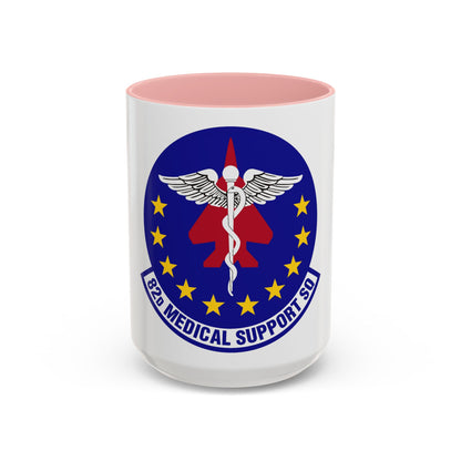 82d Medical Support Squadron (U.S. Air Force) Accent Coffee Mug