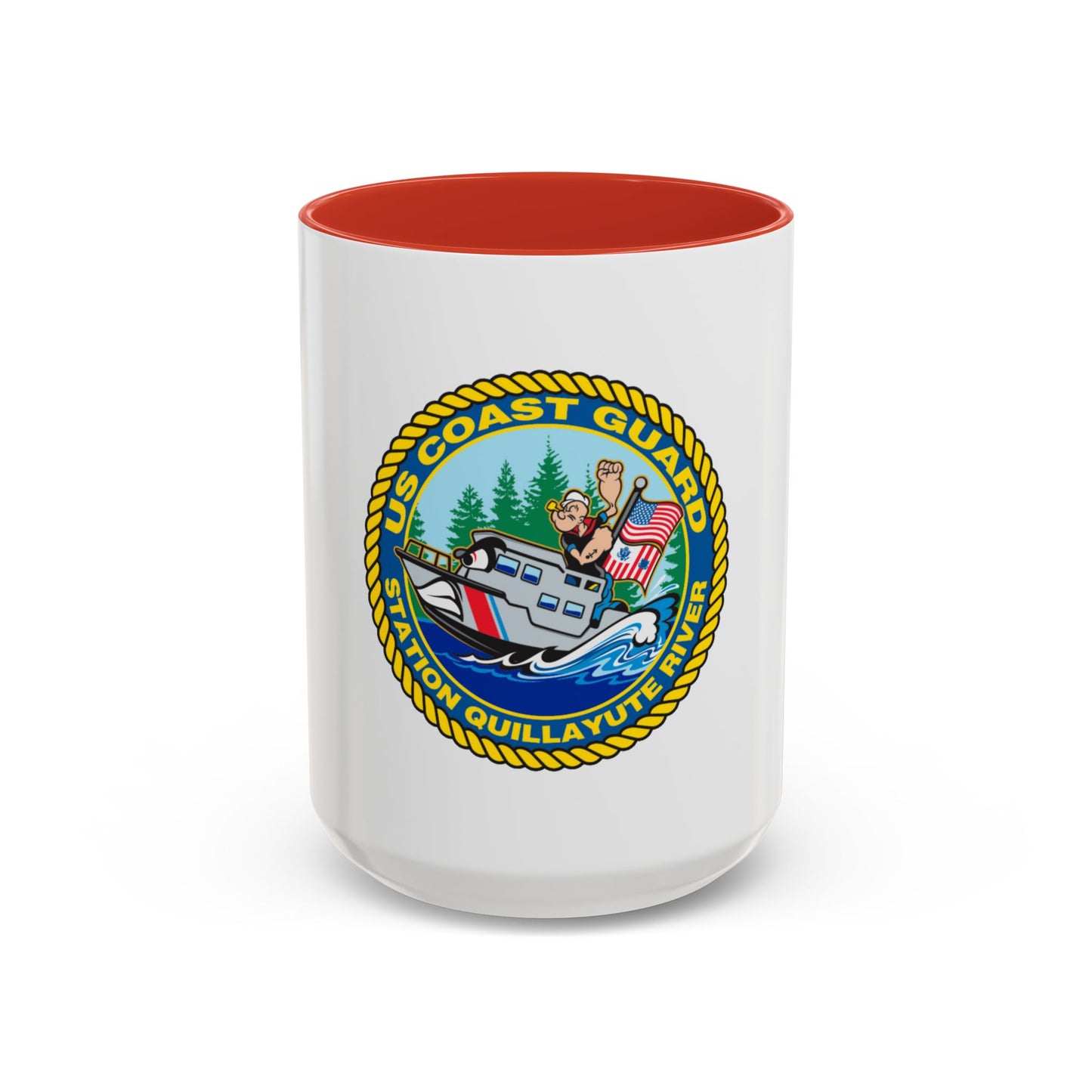 USCGS Quillayute River (U.S. Coast Guard) Accent Coffee Mug
