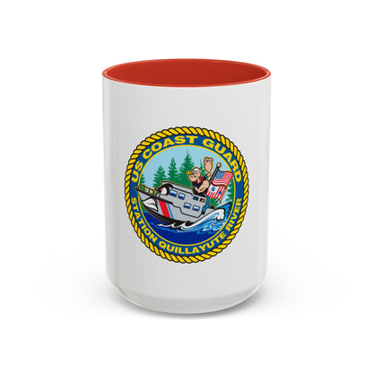 USCGS Quillayute River (U.S. Coast Guard) Accent Coffee Mug
