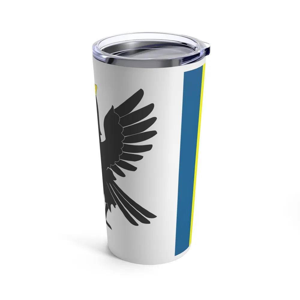 Flag of Ivano Frankivsk Oblast Ukraine - Tumbler 20oz-Go Mug Yourself