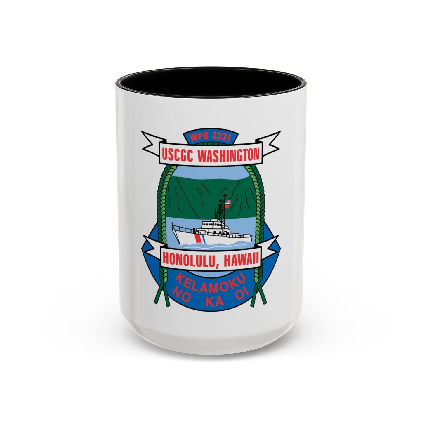 USCGC Washington WPB 1331 Honolulu Hawaii (U.S. Coast Guard) Accent Coffee Mug