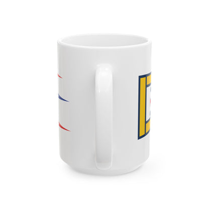 Gonfalon of William the Conqueror (France) White Coffee Mug