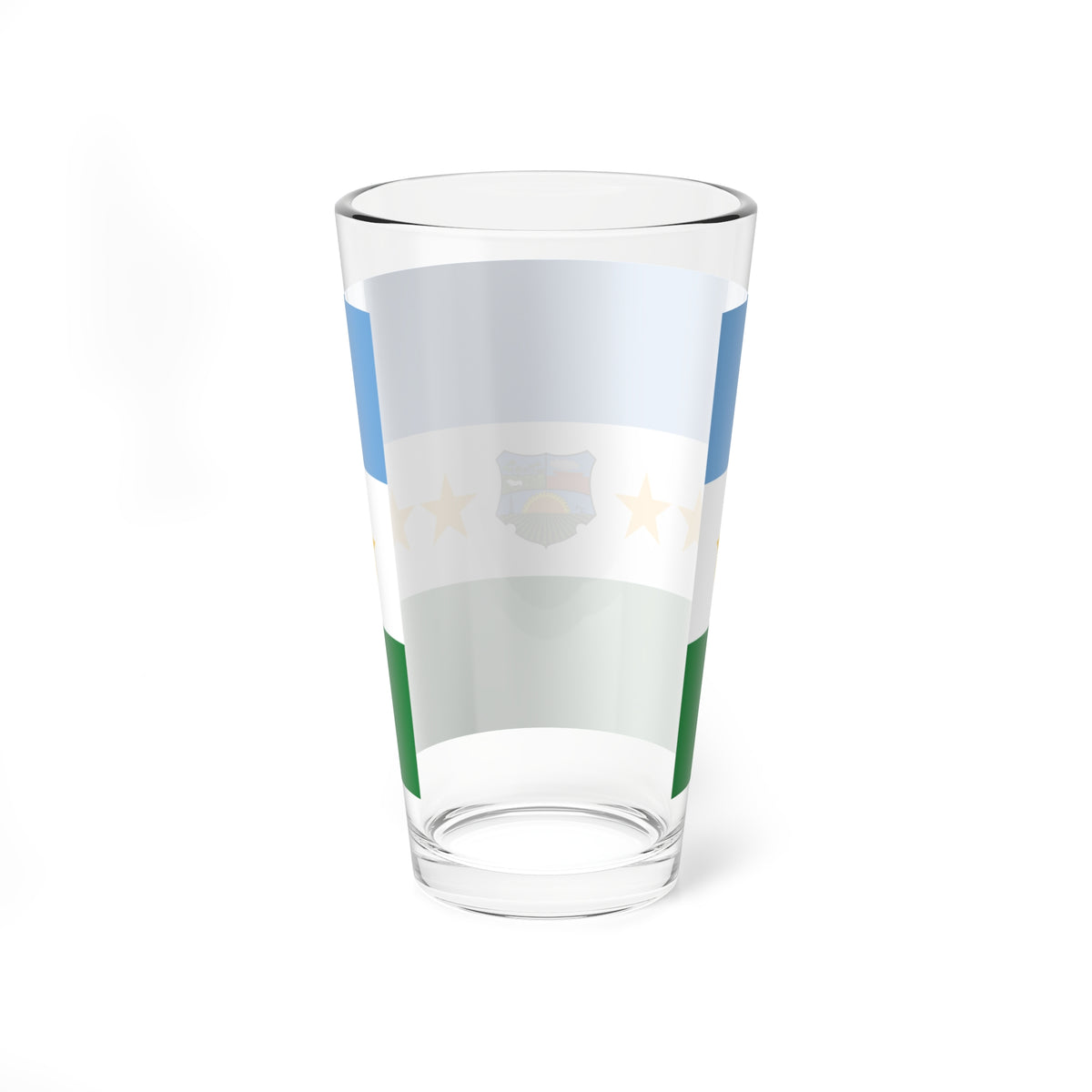 Bandera del Municipio Monagas Anzoategui (Venezuela) Pint Glass 16oz